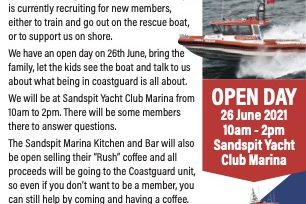 Coastguard poster for open day