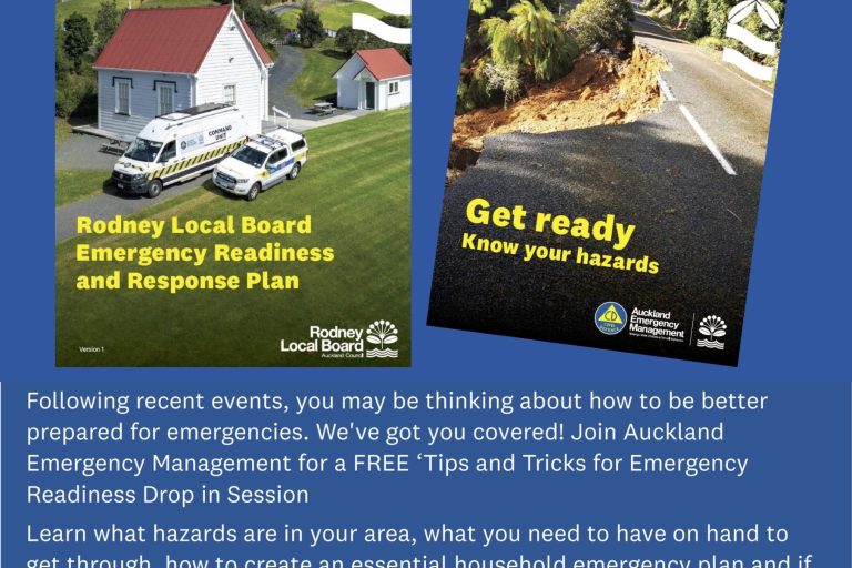 Are you prepared for an emergency Warkworth Library